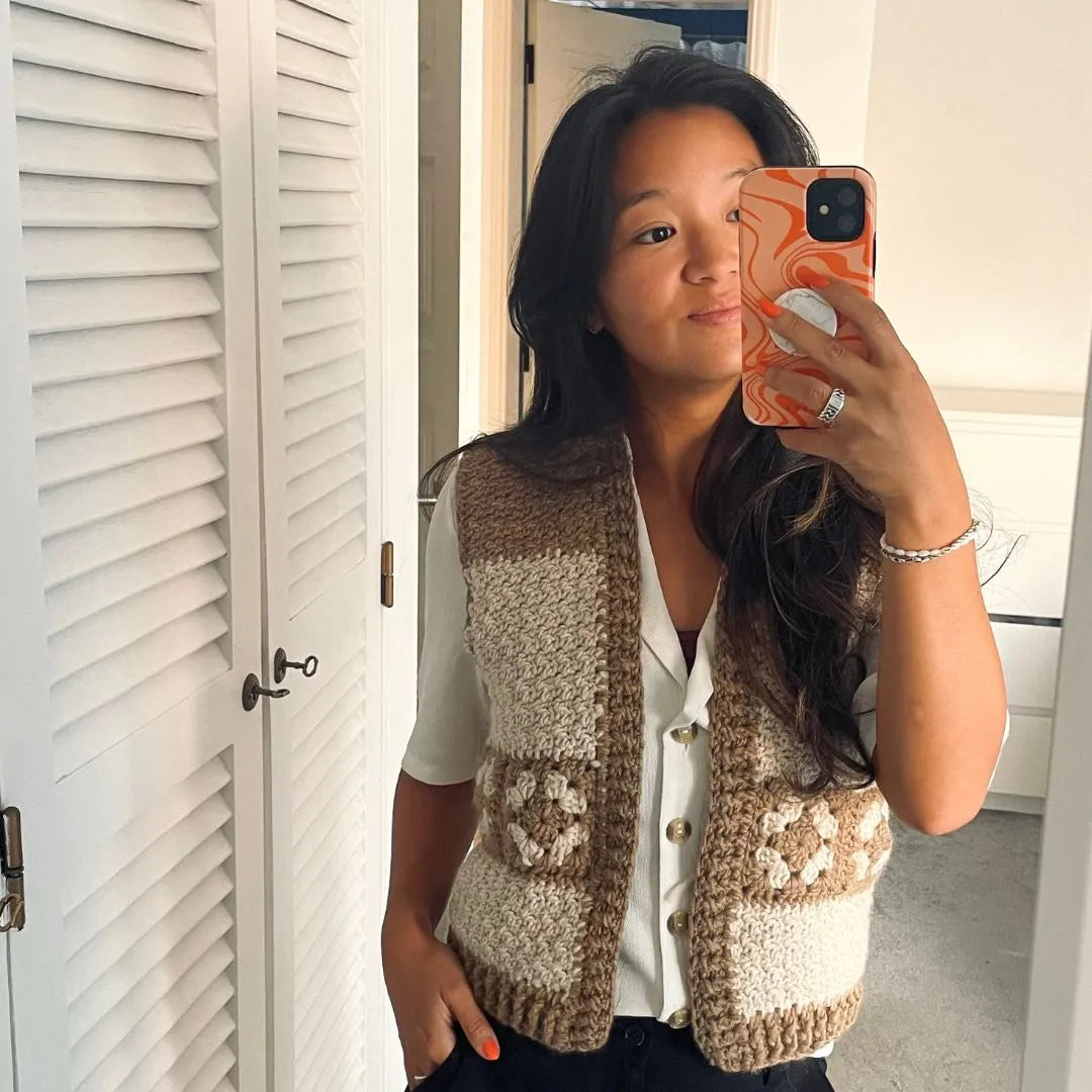 Haakpatroon Bulky Wool Bodywarmer