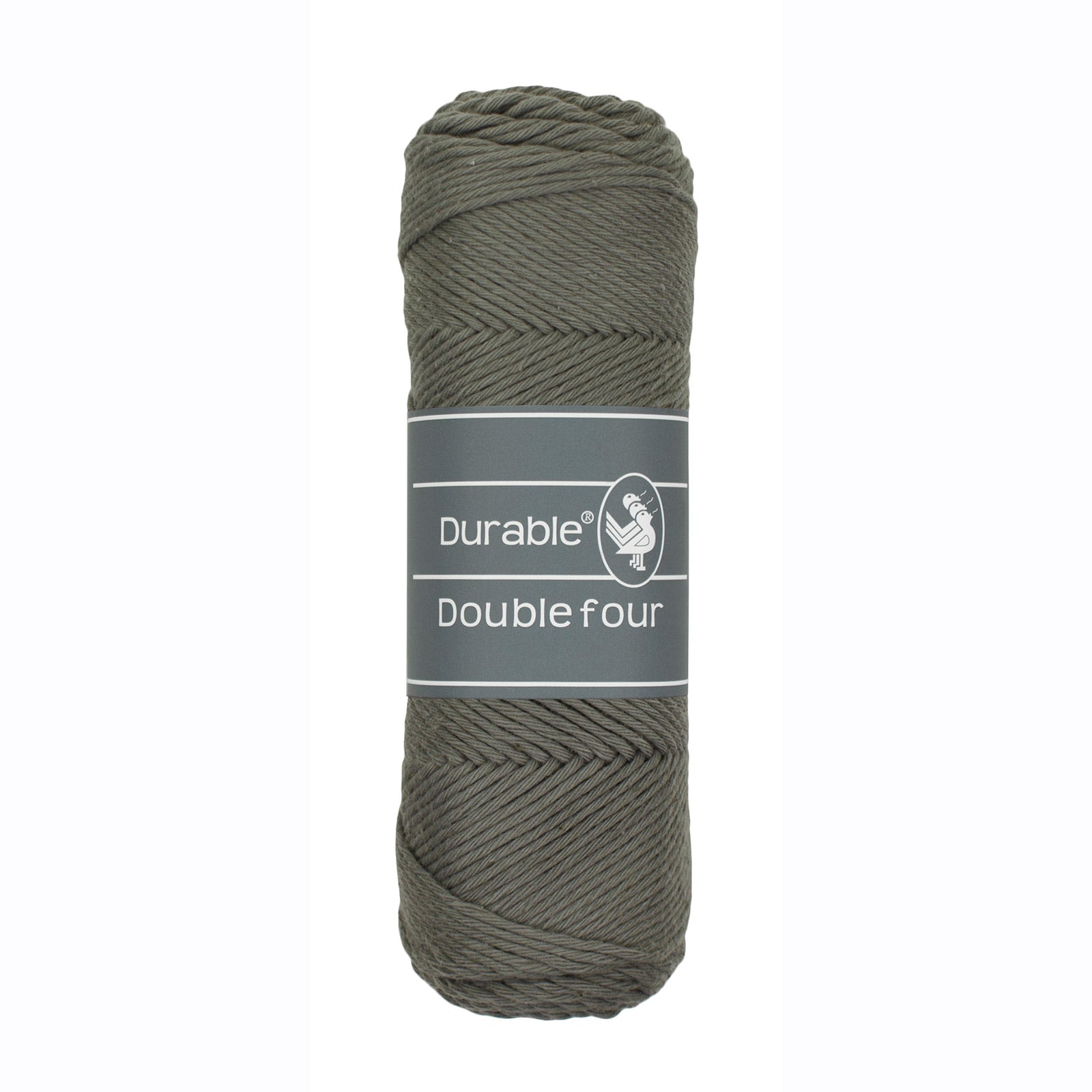 Durable Double Four garen in kleur Charcoal 2236, 100% katoengaren voor haken en breien.