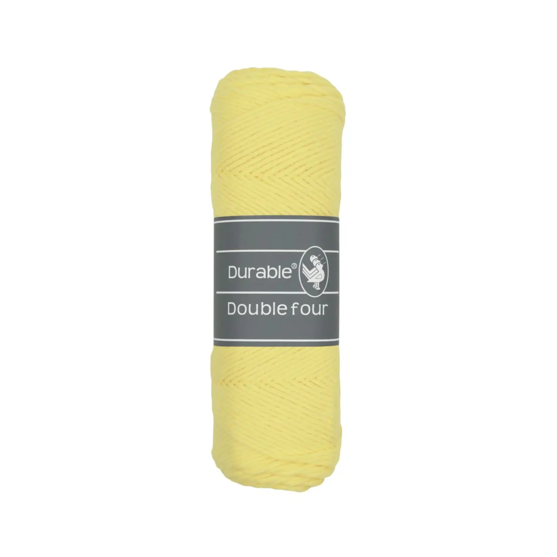 Durable Double Four garen in kleur Light Yellow 274, 100% katoengaren voor haken en breien.