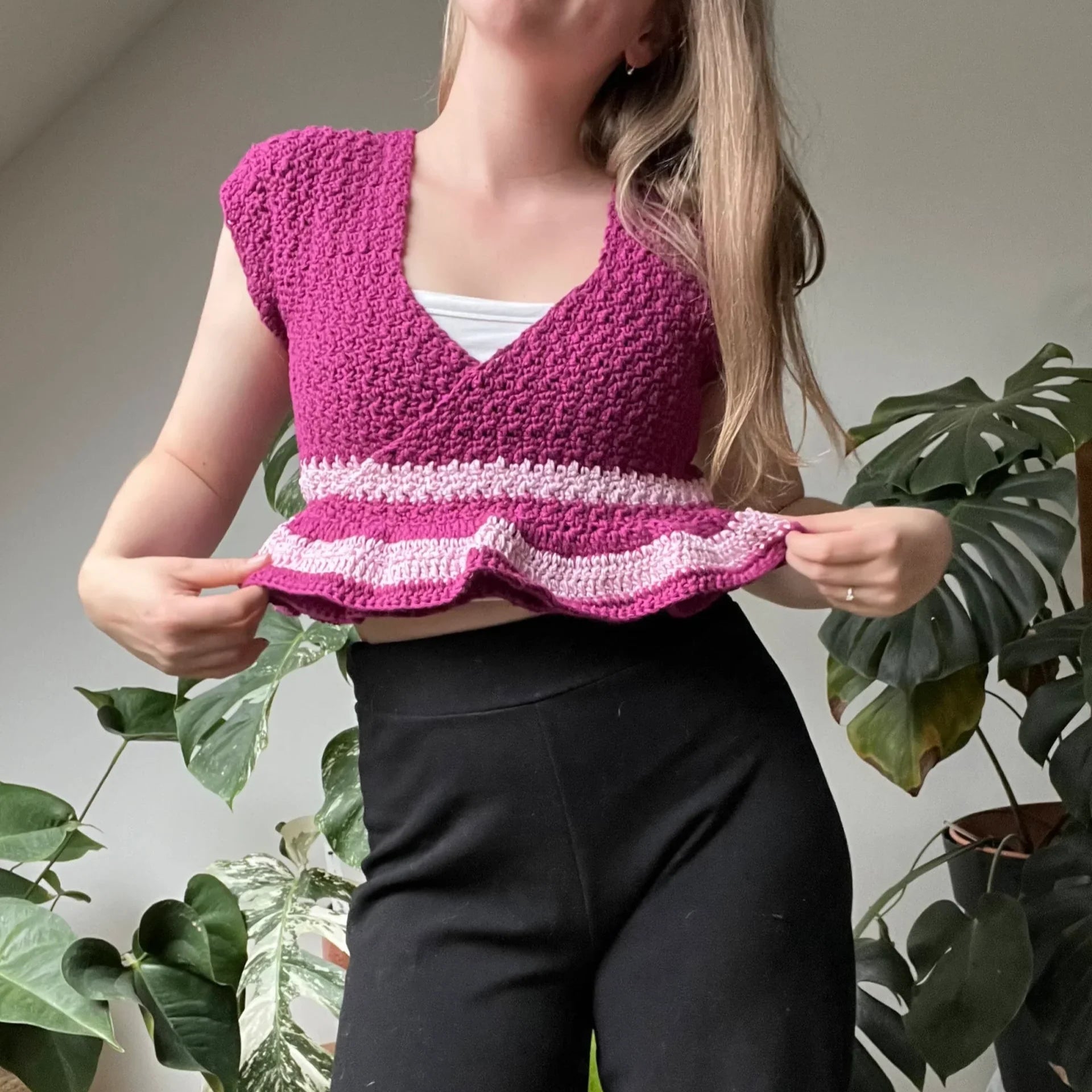 Haakpatroon Bella Wrap Top
