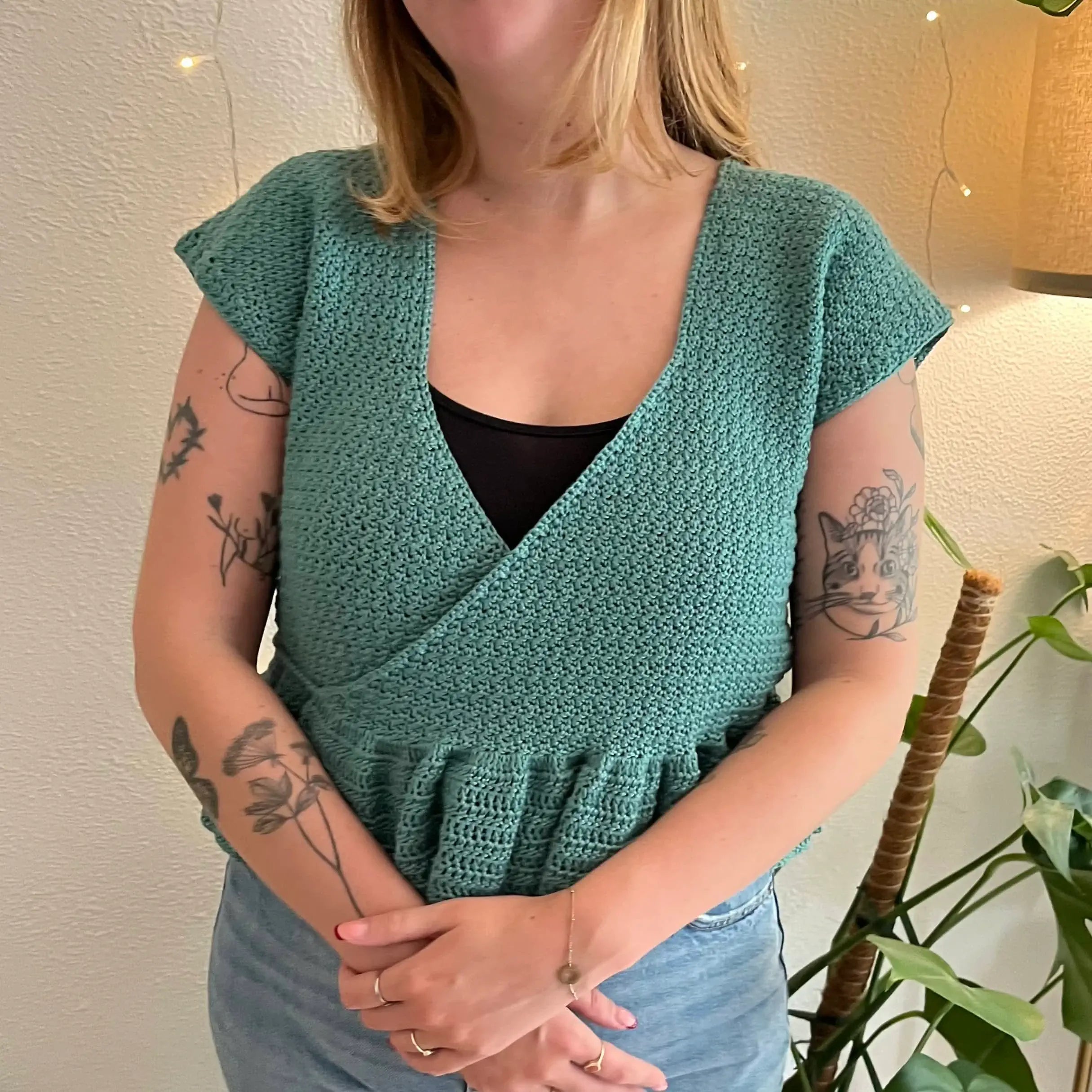Haakpakket Bella Wrap Top