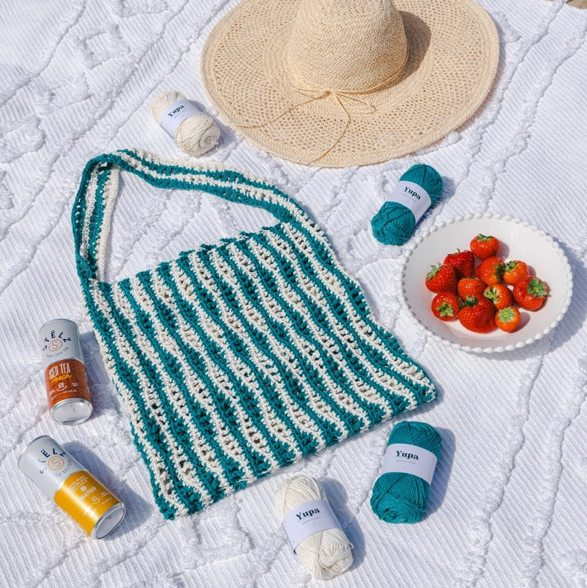 Haakpatroon Beach Bag