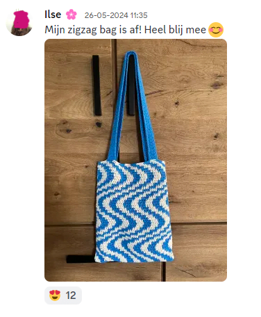 Haakpatroon Zigzag Bag