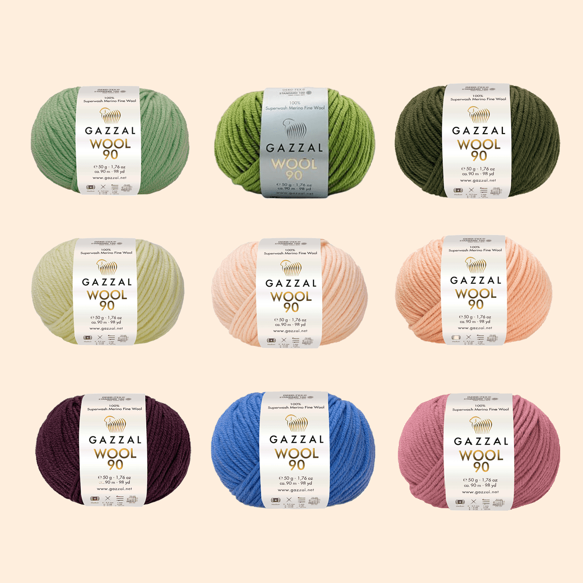 Gazzal Wool 90