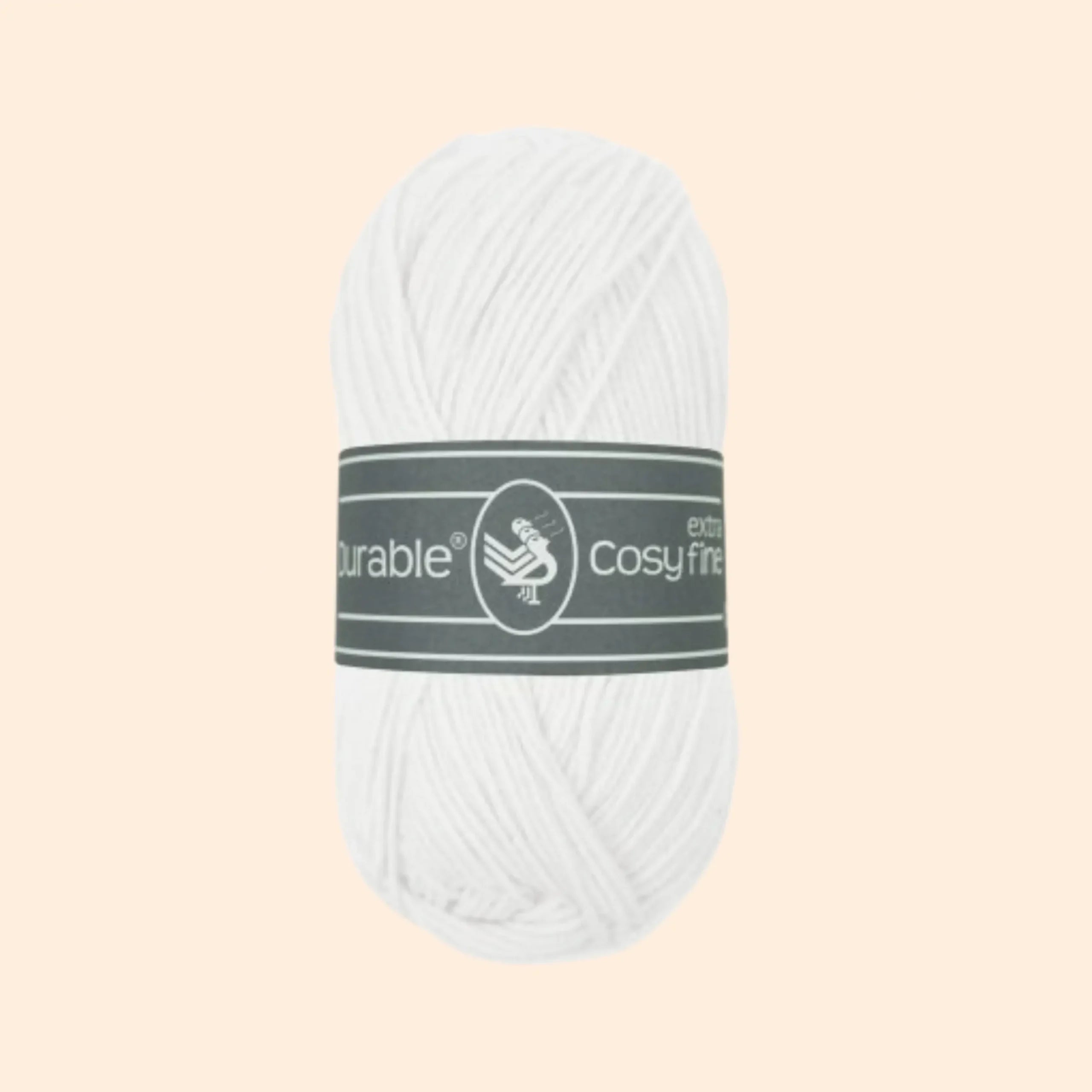 Durable-Cosy-Extra-haakgaren-Fine-white-310