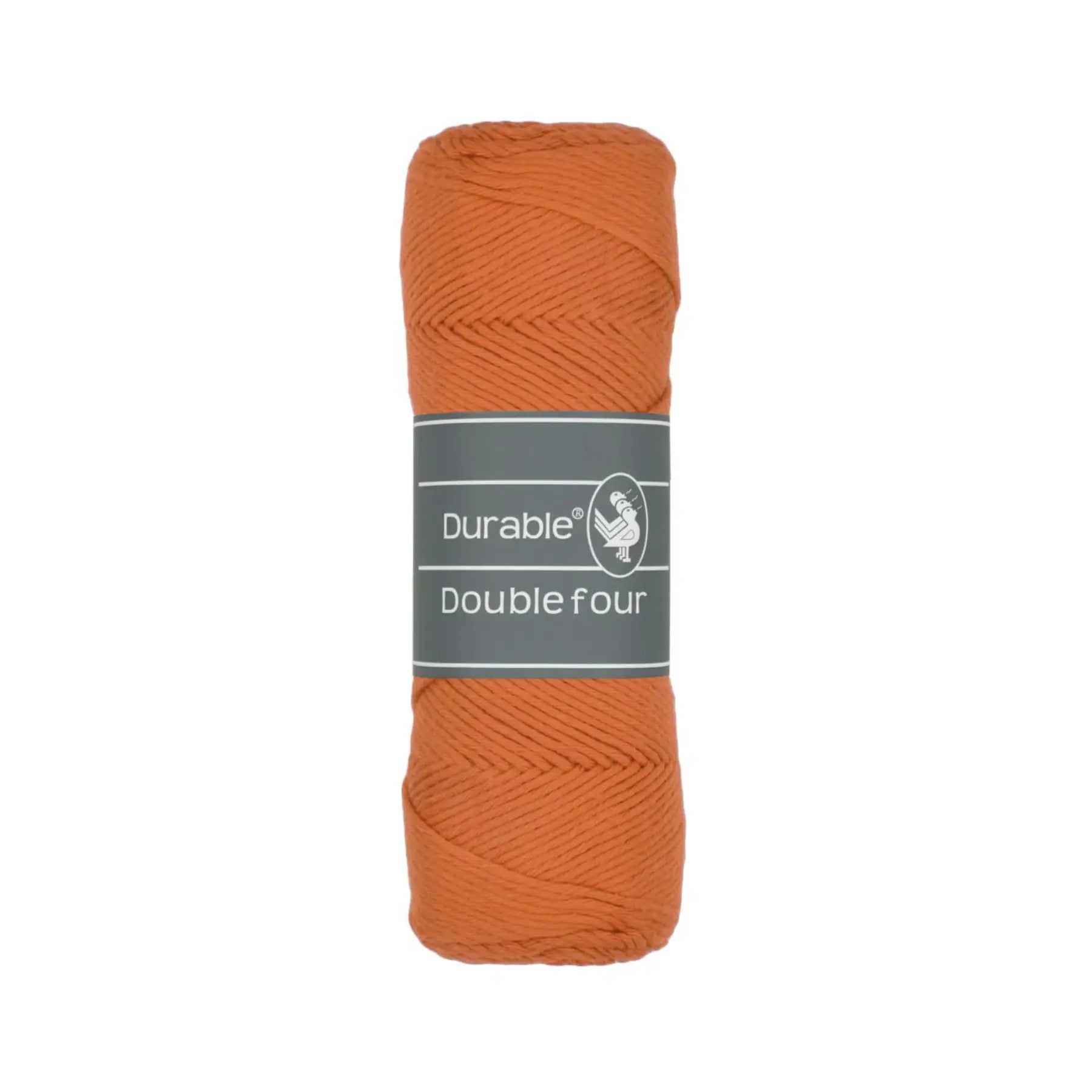 Durable Double Four garen in kleur Orange 2194, 100% katoengaren voor haken en breien.