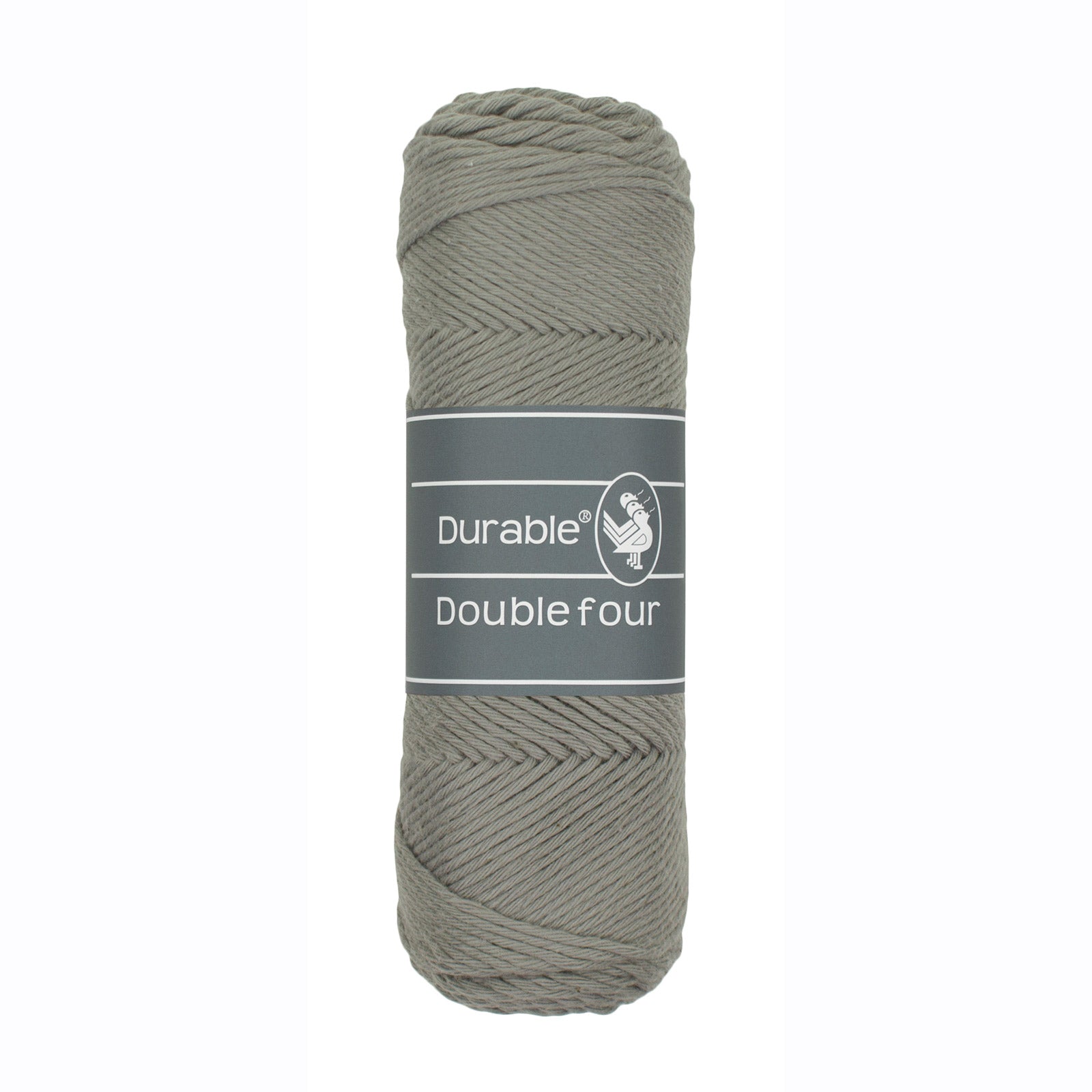 Durable Double Four garen in kleur Ash 2235, 100% katoengaren voor haken en breien. 