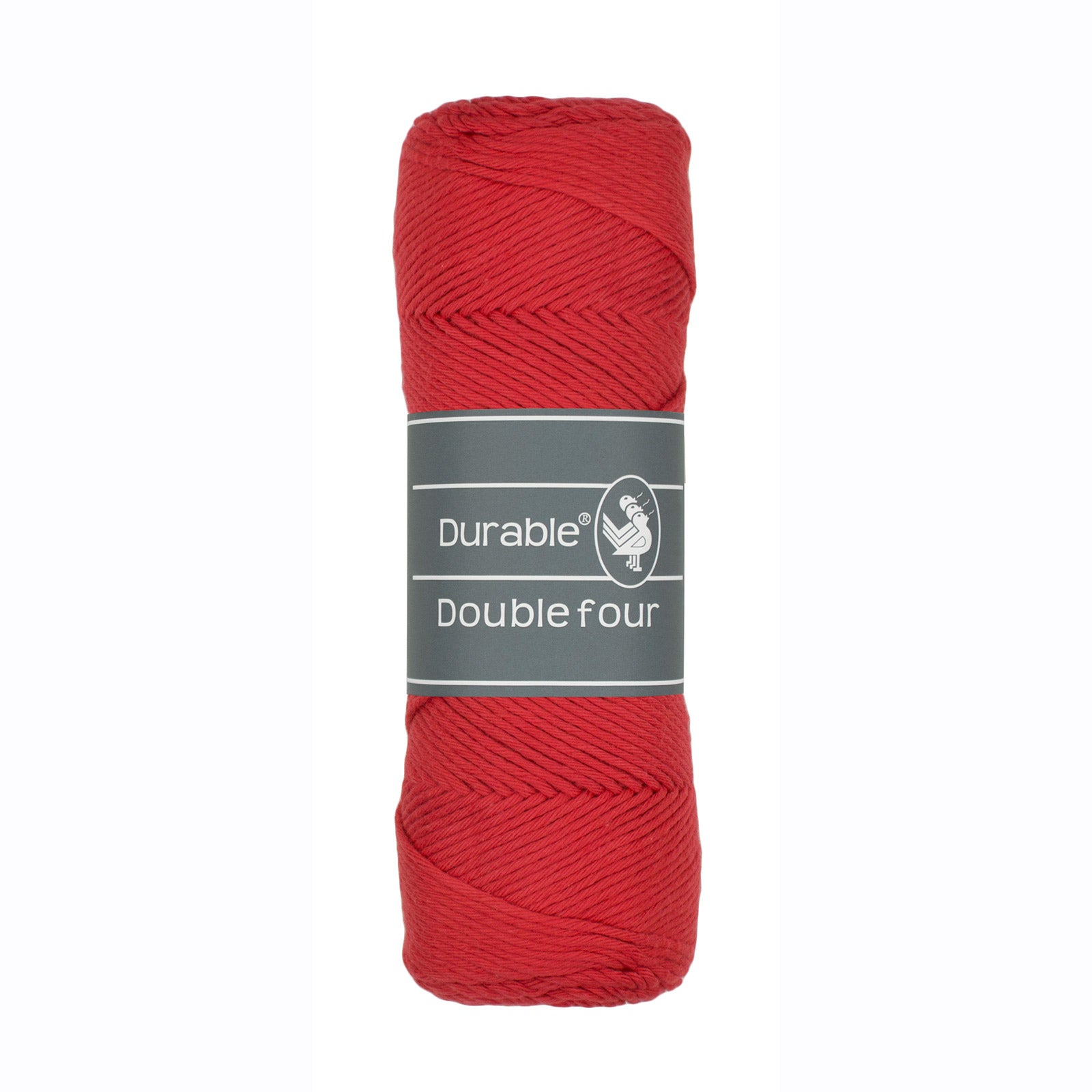 Durable Double Four garen in kleur Red 316, 100% katoengaren voor haken en breien. 