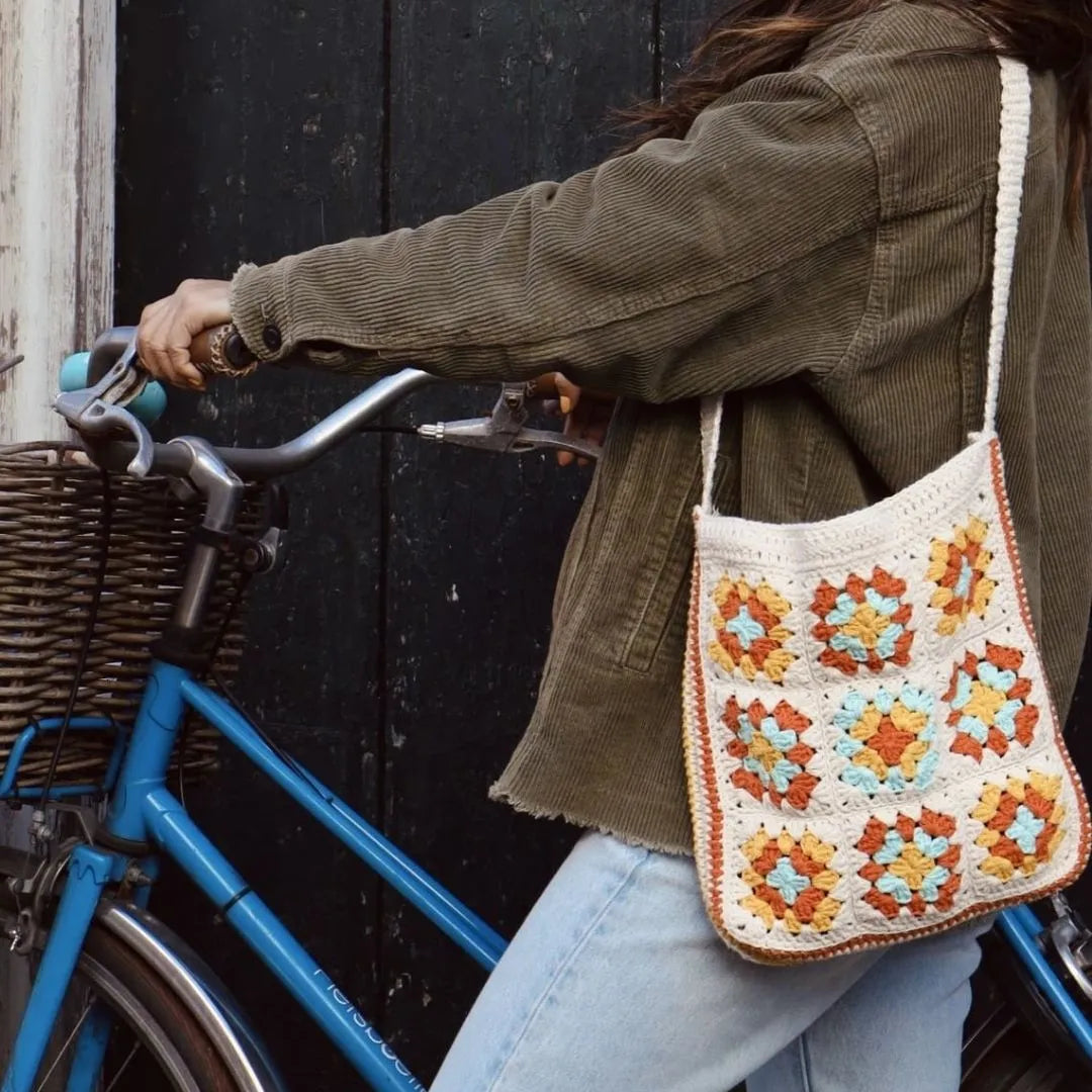 Haakpatroon Granny Square Tas