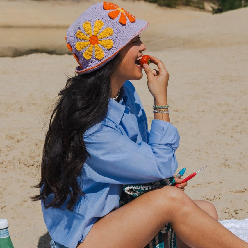 Haakpatroon Festival Bucket Hat