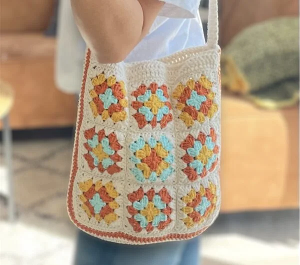 Haakpakket Granny Square Tas - Afbeelding 2