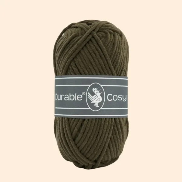 Durable Cosy haakgaren Dark Olive 2149