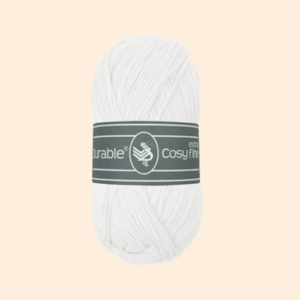 Durable-Cosy-Extra-haakgaren-Fine-white-310