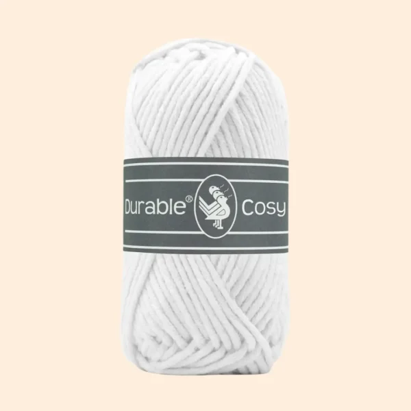 Durable Cosy haakgaren White 310