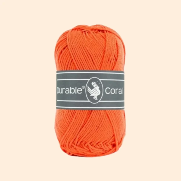 Durable-Cosy-Coral-haakgaren-2194-orange