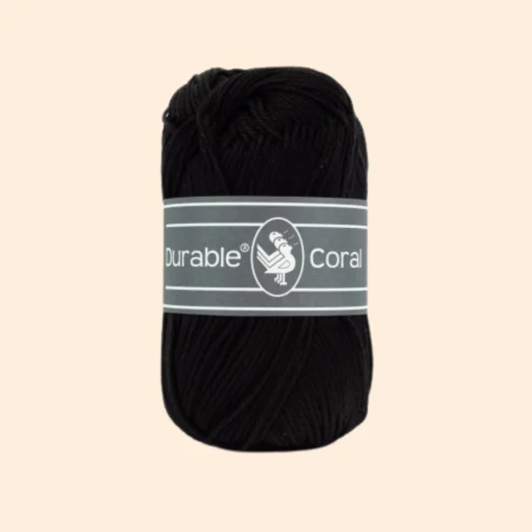 Durable-Cosy-Coral-haakgaren-325-black