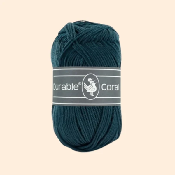 Durable-Cosy-Coral-haakgaren-375-petrol