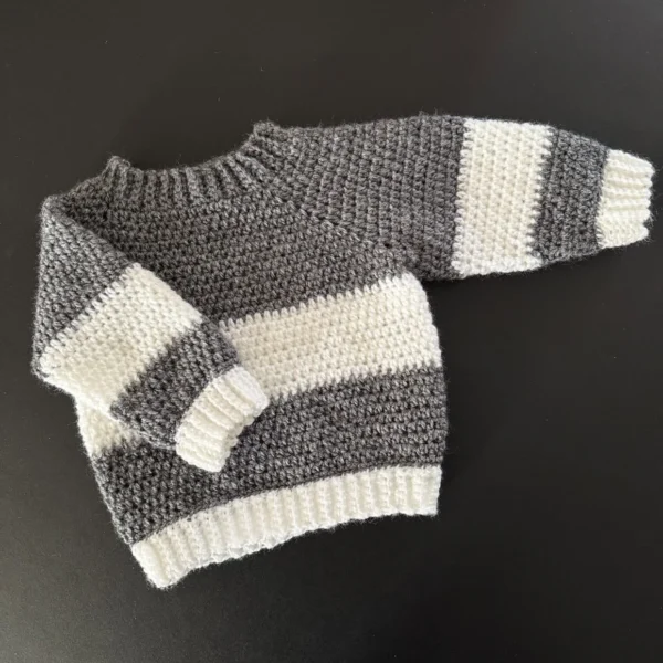 Haakpatroon Lagos Raglan Trui - Afbeelding 11