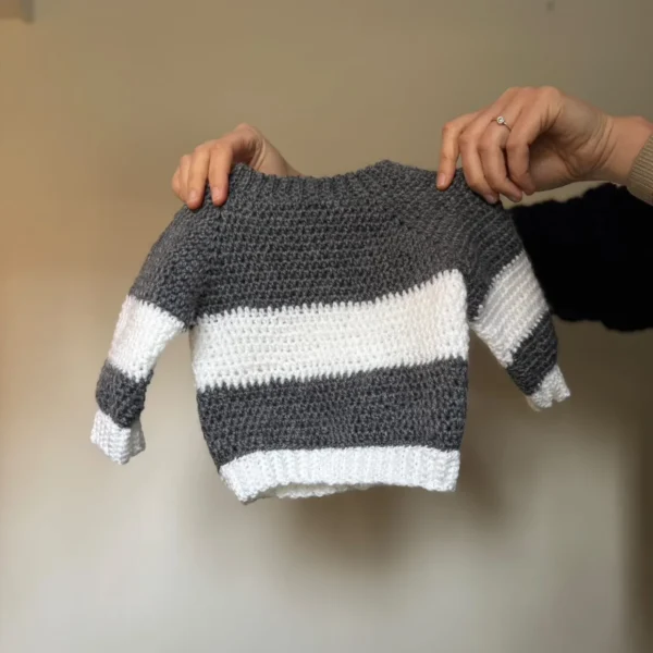 Haakpatroon Lagos Raglan Trui - Afbeelding 10