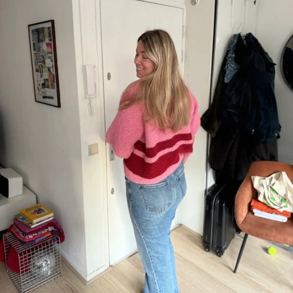 Haakpatroon Lagos Raglan Trui - Afbeelding 15